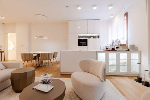 Wohnbereich Ansicht I - Etagenwohnung mit 96,10 m² in Frankfurt am Main zum Kaufen