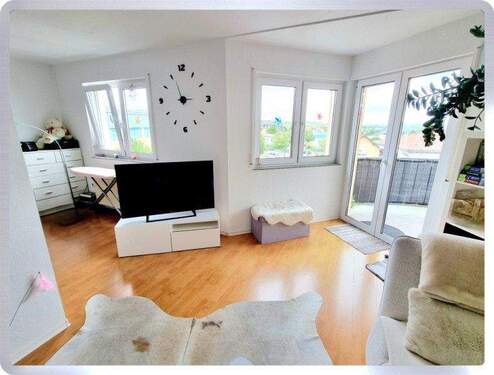 Wohnzimmer - 2 Zimmer Etagenwohnung in Rüdesheim am Rhein