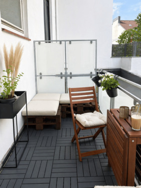 Balkon sanierte Wohnung - 
