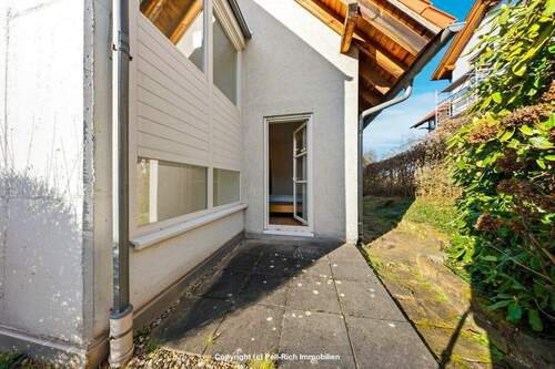 Terrasse am Schlafzimmer OG (Hauptwohnung) - 