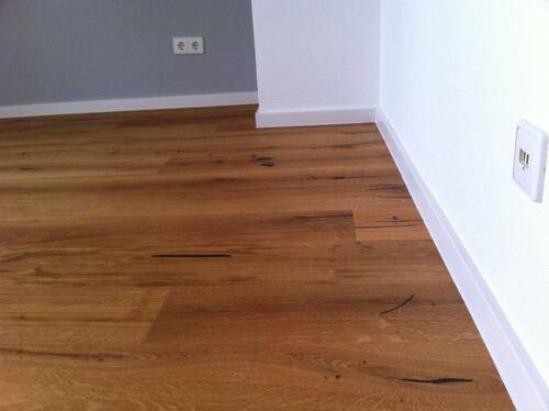 Echholzdielen im Schlafzimmer - 