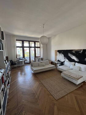 Wohnzimmer - Etagenwohnung mit 151,00 m² in Berlin zum Kaufen