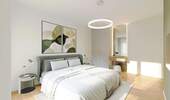 Visualisierung Schlafzimmer - Beispielwohnung - 