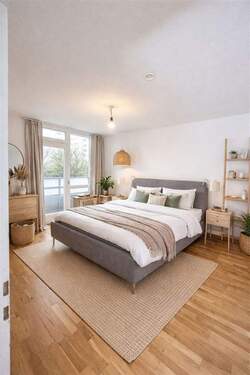 Schlafzimmer - virtually staged - 