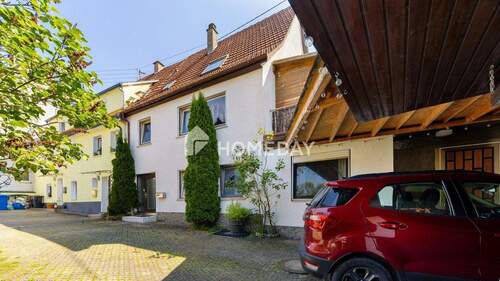 Außenansicht 3 - 1 Zimmer Doppelhaushälfte in Albstadt - Pfeffingen