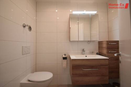 Das separate WC mit modernen badmöbeln - 