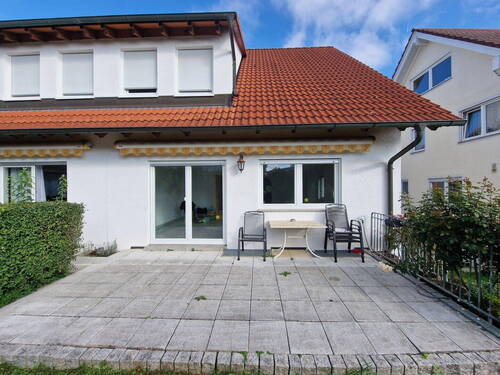 Terrassenansicht - Doppelhaushälfte mit 121,00 m² in Calw- Heumaden zum Kaufen