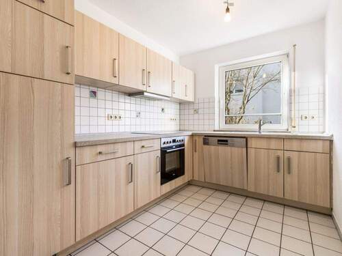 Küche mit Einbauküche - 