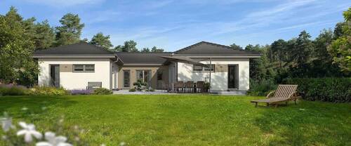 Bild 1 - Lifetime 8 - Moderner U-förmiger Bungalow trifft zeitgemäßes Wohnen