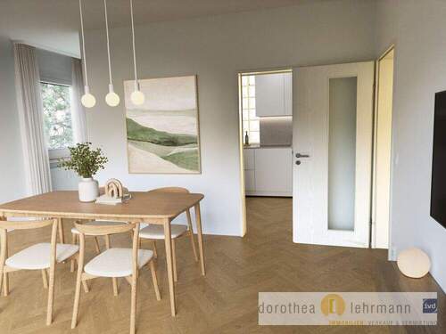 virtuell: Essen - 1 Zimmer Etagenwohnung zum Kaufen in Mainz / Gonsenheim