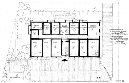 UG: Abstell 4 und Garage 10 - 