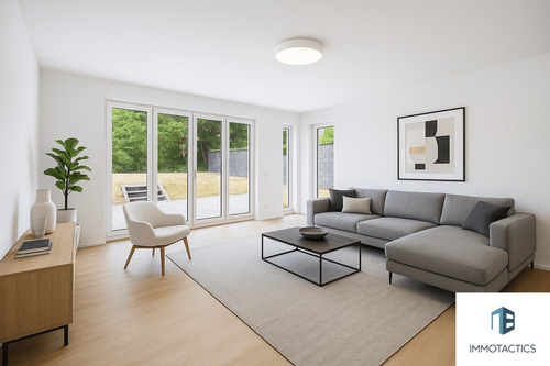 Wohnzimmer gestaged - 