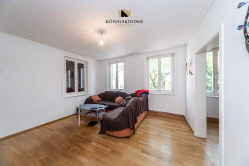 Wohnzimmer - Etagenwohnung mit 70,00 m² in Schwäbisch Gmünd zum Kaufen