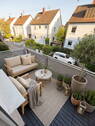 Balkon möbliert - 