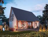 Flair-134-Strasse-Vordach-Trend-2 - 4 Zimmer Einfamilienhaus in Dodendorf