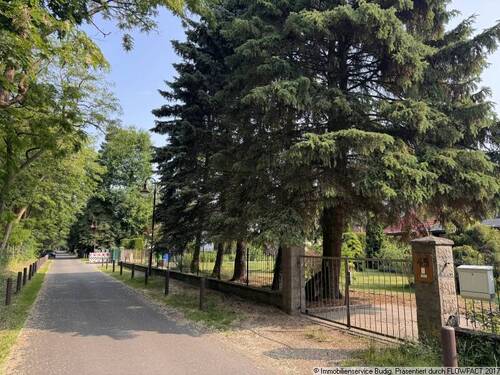 Wohngebietsstraße - rechts befindet sich das Grundstück - Grundstück in Neuenhagen