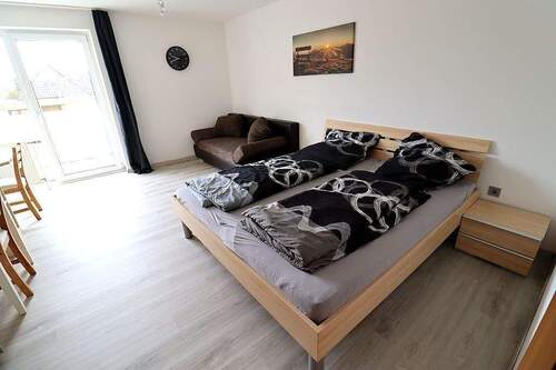 Wohn/Schlafbereich - 1 Zimmer Etagenwohnung zur Miete in Bad Rothenfelde