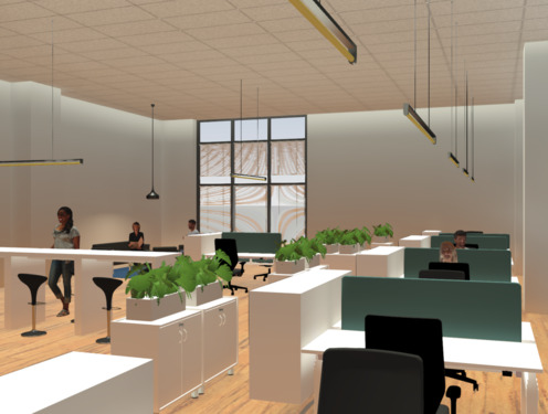 Coworking Space - Arbeitsplatz - 