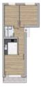 Grundriss - 3 Zimmer Etagenwohnung zur Miete in Gotha
