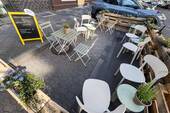 temporäre Terrasse - 