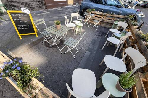 temporäre Terrasse - 