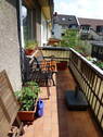 Balkon - Ruhige gemütliche 2,5-Zi-Wohnung(ca.60m²) mit gr.Süd-Balkon in Essen-City Rathaus-Galerie nähe REWE