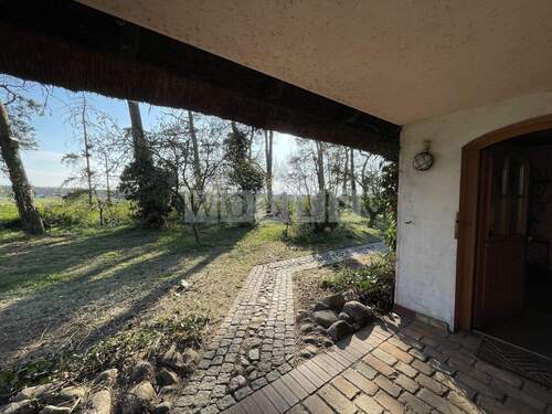 Blick von der Terrasse - 2 Zimmer Mehrfamilienhaus, Wohnhaus in Leopoldshagen