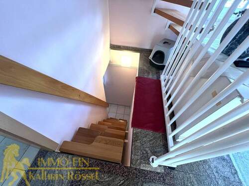 Geschosstreppe in den Keller führend - 