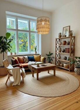 Zimmer 1 - (KI generiert) - Eigentum in der City West - Bezugsfreie und sanierte Altbauwohnung zum Kauf!