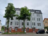 Hausansicht - 2 Zimmer Etagenwohnung zur Miete in Halle (Saale)