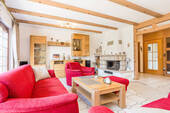 Wohnbereich mit Kamin - 