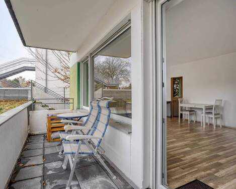 Balkon - Etagenwohnung mit 43,00 m&sup2; in Düsseldorf zum Kaufen