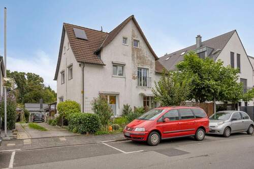 Straßenansicht - 2 Zimmer Doppelhaushälfte in Düsseldorf