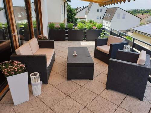 Terrasse möbliert - 