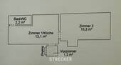 Grundriss 1. OG links - Gewerbeobjekt (Büro, Produktion, Verkauf) in Ettlingen zum Kaufen