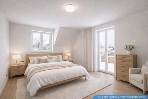 Digitales Einrichtungsbeispiel - Schlafzimmer 1 - 