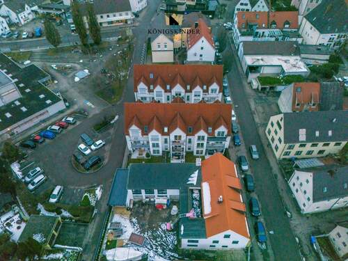 Luftbild - 3 Zimmer Etagenwohnung in Lauingen an der Donau