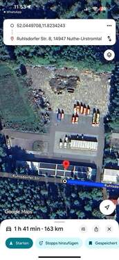 Luftbild.jpg - 2 umbaufähige große Hallen + Grundstück für ca. 30-40 Einfamilienhäuser