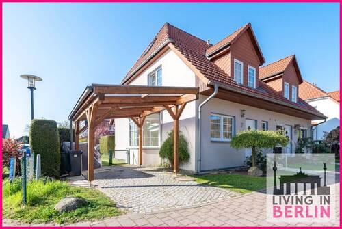 Hausansicht - Ihr neues Zuhause in Hönow - Charmante Doppelhaushälfte für die ganze Familie!