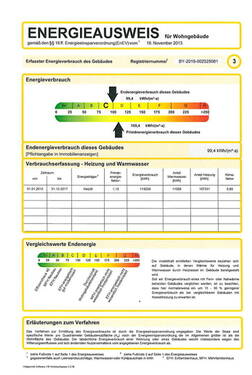 Energieausweis - 