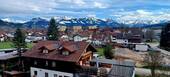 Blick auf die Allgäuer Alpen - Ein Logenplatz in den Bergen- Dachgeschosswohnung mit unverbaubarem Alpenblick