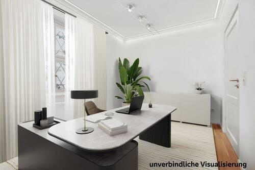 Erdgeschoss: Zimmer /Ankleide/Büro - 