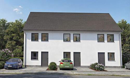 Orginal Sicht auf Grundstück Tag.jpg - 5 Zimmer Reihenendhaus zum Kaufen in Volkach