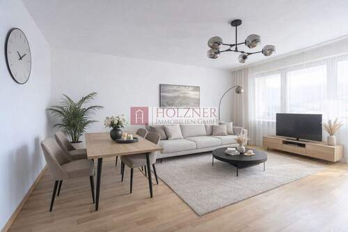 Wohn-Esszimmer - 3 Zimmer Etagenwohnung in Landshut