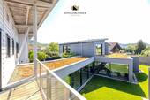 Blick auf den Neubau - 