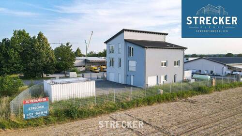 Luftbild 1 - Vielseitig nutzbares Gewerbeanwesen in Lingenfeld