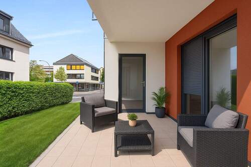 TERASSE MIT GARTEN (BEISPIELEINRICHTUNG) - 