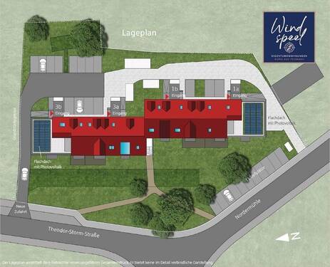 Lageplan - 3 Zimmer Etagenwohnung in Fehmarn