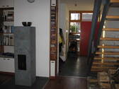 Kaminofen und Eingang - 