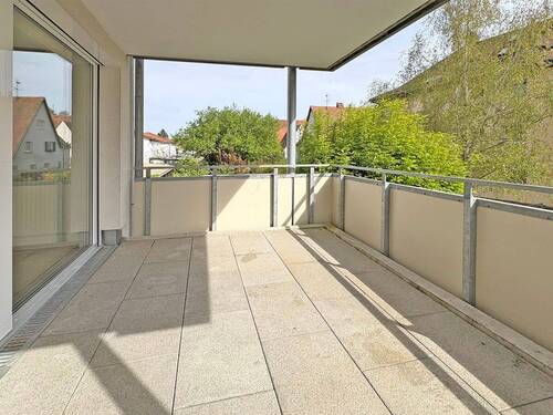 Balkon - Etagenwohnung mit 81,40 m&sup2; in Schwäbisch Gmünd zum Kaufen